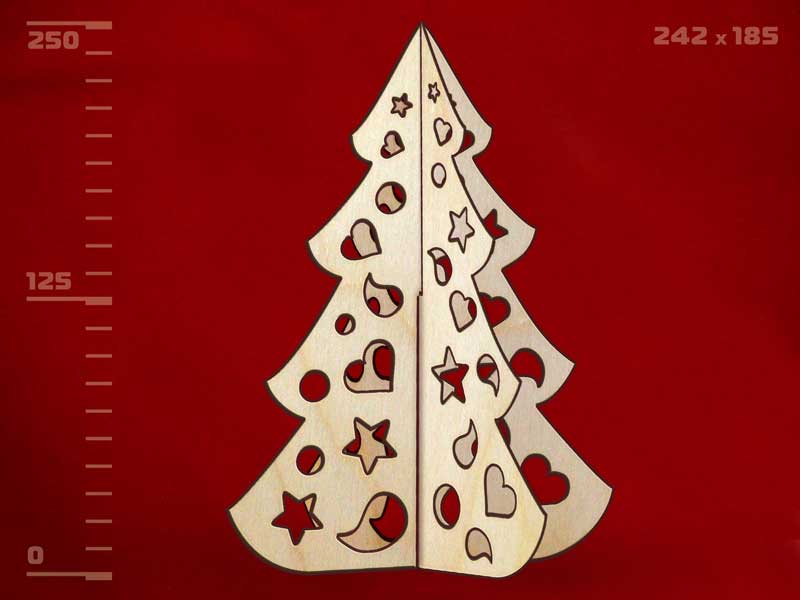 Заготовка для декорирования "Подставка под украшения. Елочка" дерево  Полноцвет 131141	