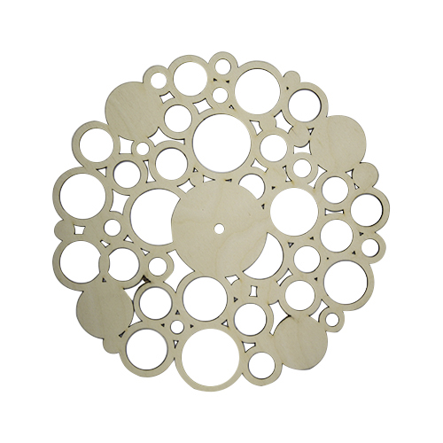 Заготовки деревян. Циферблат Круги 30*30см (L-322)  АСТРА L-322														