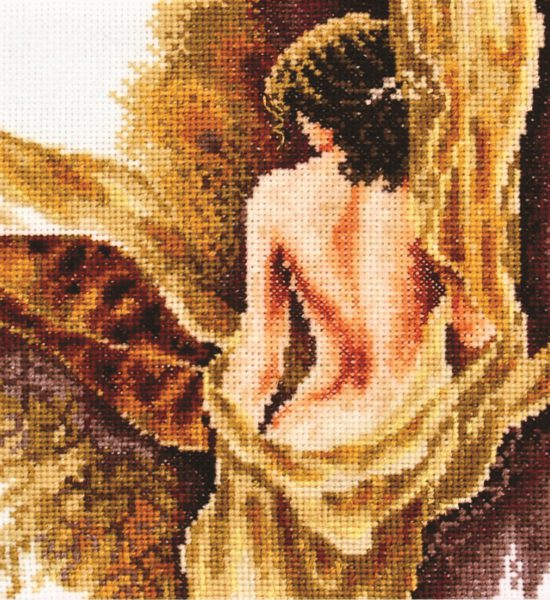 Вышивка крестом ALISENA "Девушка/Блики света" (25*29см)