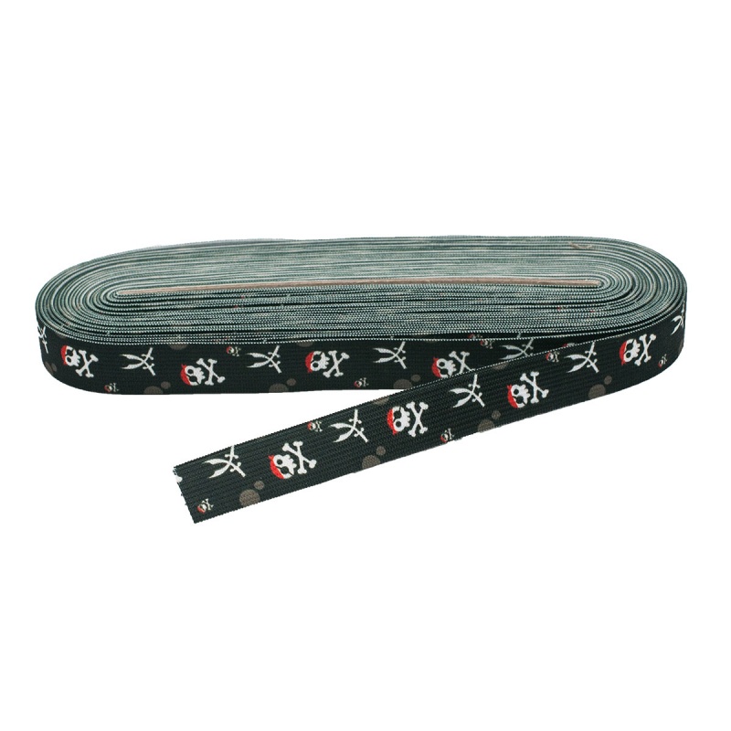 Резинка декоративная "Пираты" 2см*10м, за 1м 20012														