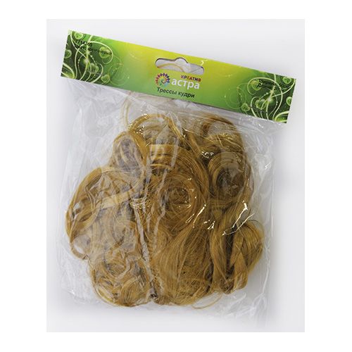 Волосы для кукол В трессы 50см L-20см рыжие кудри набор 2 шт. за 1шт. 7714765														