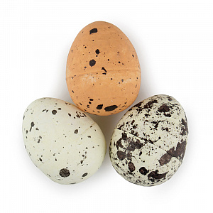 Заготовка  пластик Яйцо 4,0*6,0см цв. красный набор 10шт. за 1шт.  EFCO 2493320														