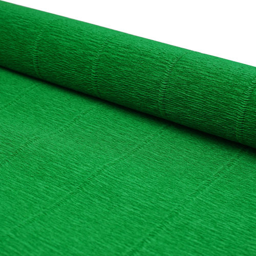 Бумага гофре 563 зеленый 50см*2,5м 180гр  Италия 563														