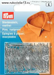 Булавка английские сталь 0,65*26мм 15гр. 