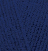 Пряжа "LANAGOLD CLASSIC" 590 чернильный 5*100 г. 240м 49% шерсть, 51 % акрил  ALIZE 590														