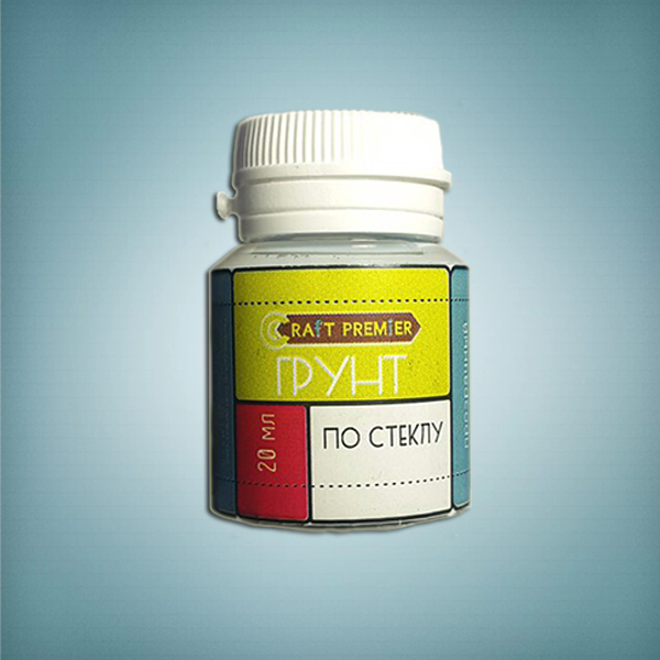 Грунт по стеклу "Craft Premier" прозрачный 20мл Z0088-1														