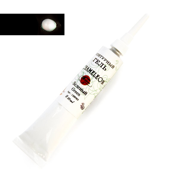 Гель контурный "ХАМЕЛЕОН" зелёный, туба 20 мл  ТАИР