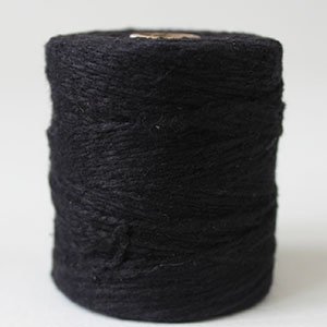 Пряжа "Silk ANAMIKA 2ply" шелковая В черный 50 г. 200м 100% натуральный шёлк  ИНДИЯ