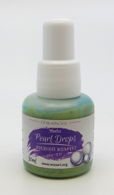 Жидкий жемчуг Золото зеленое 30мл  WizzArt 8.30														