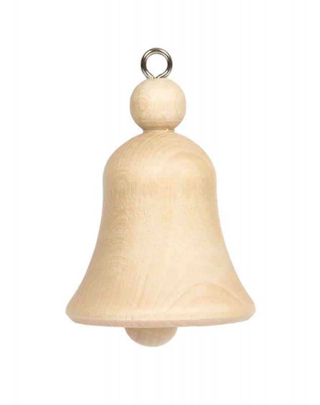 Заготовки деревян. Колокольчик 4,8*3,5см  Гамма DE-076														