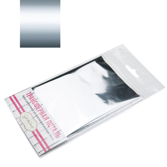 Поталь трансферная "Geronimo" серебро 15*100см ТАИР