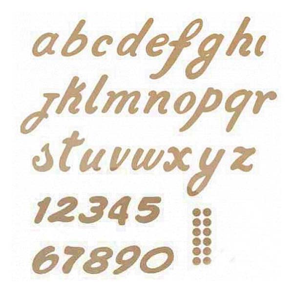 Заготовки деревян. Алфавит и цифры 78шт.(56 букв. 10 точек. 20цифр) 2.5см  Гела