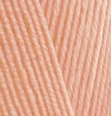 Пряжа "HAPPY BABY" 282 св. персиковый 5*100 г. 350м 35% полиамид, 65 % акрил  ALIZE 282														