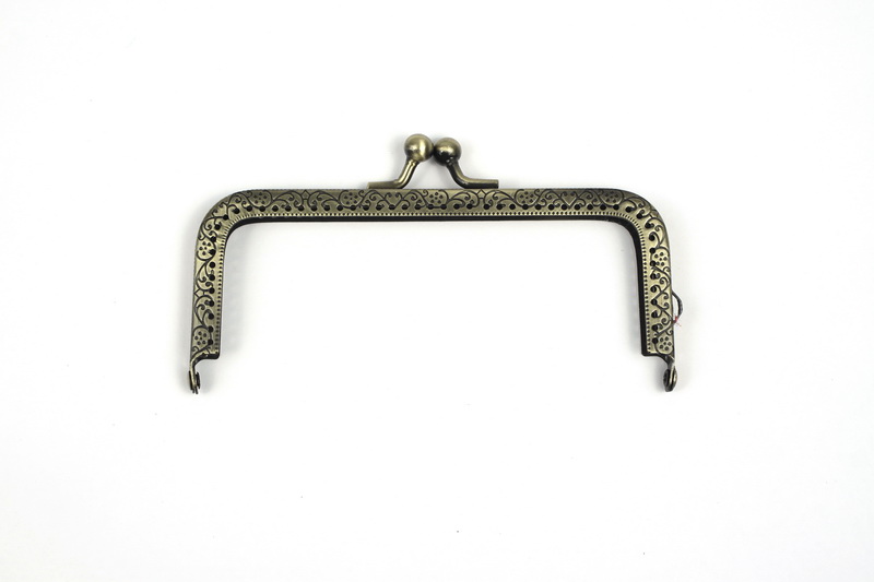 Застежка для сумок размер 11,5см латунь  РТО BC-14														