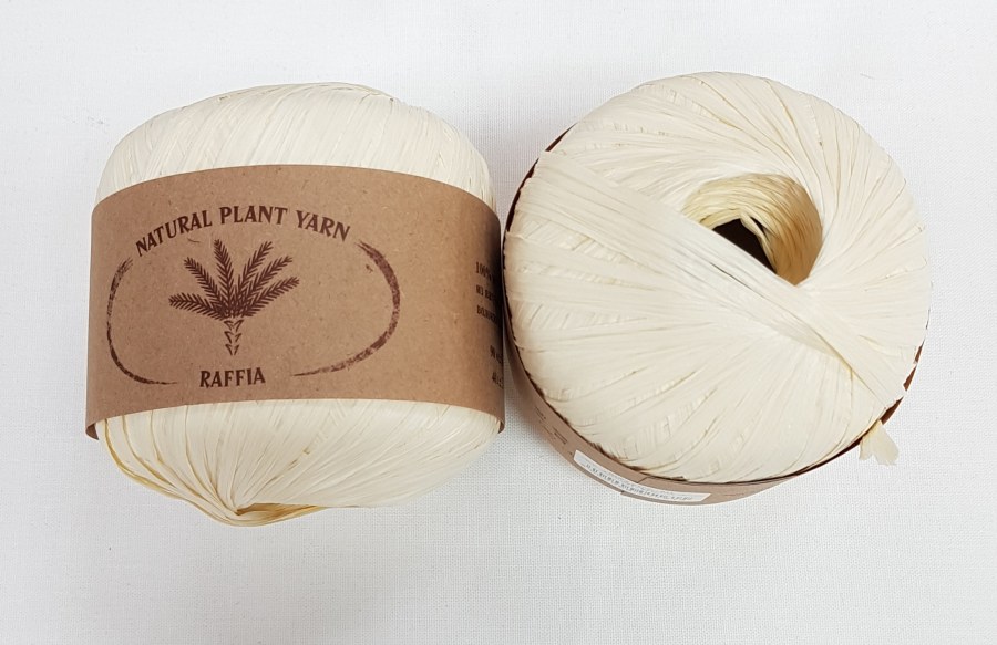 Пряжа "RAFFIA" 031 шампанское 4*40 г. 90м 100% целлюлоза из волокна пальмы 031														