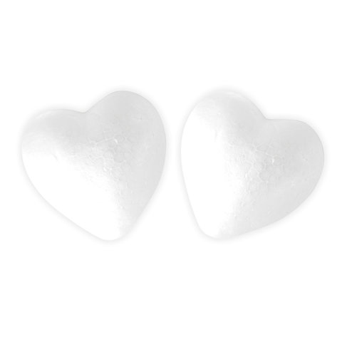 Пенопласт белый Сердце d=10см за 1шт  Остров Сокровищ/Fancy 661362/FD030023														