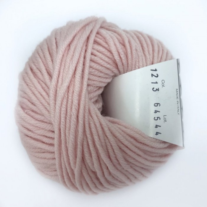 Пряжа "MERINO 90" 1213 бледно-розовый 10*50 г. 90м 100% меринос экстрафайн  FILATI