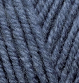 Пряжа "SUPERLANA MAXI" 203 джинс меланж 5*100 г. 100м 75% акрил, 25 % шерсть  ALIZE 203														