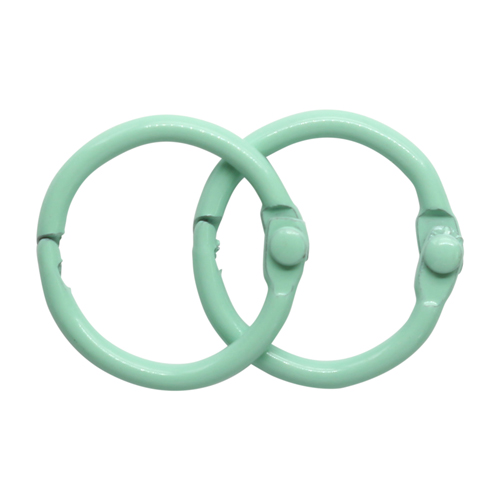 Кольца для альбомов цвет мята, 40мм, набор 2шт. 7725964/5AS-106														