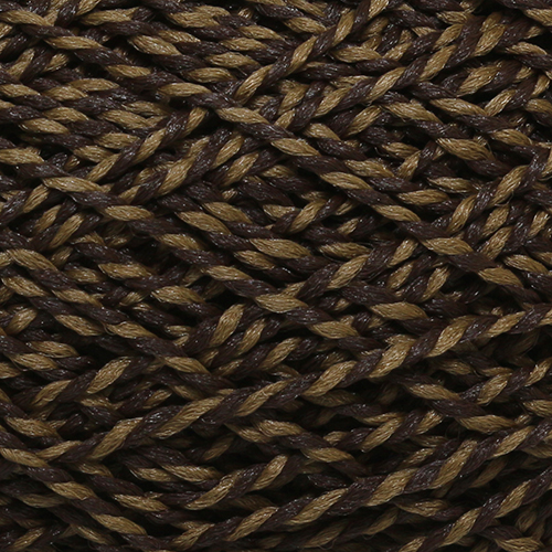 Пряжа "Веревочная" 517 корич. меланж (10 корич. меланж) 10*50 г. 130м 100% полиэстер  Пехорка 517(10)														