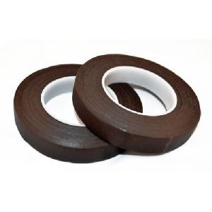Лента флористическая 12,0мм тейп-лента цв. т. коричневый 12,0мм*27м  