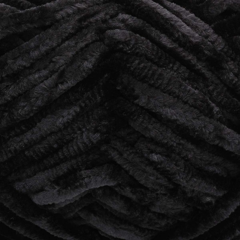 Пряжа "Селена" 02 черный 5*100 г. 68м 100% микрополиэстер  Astra Premium 02														