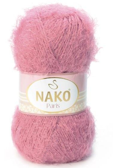 Пряжа "PARIS" 730 розовый 5*100 245м 60% полиамид,  40% акрил  NAKO 730														