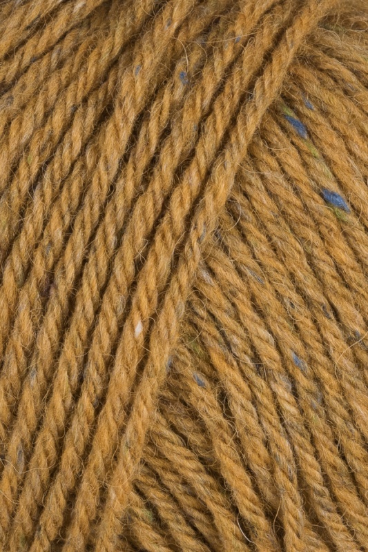 Пряжа "ARAN TWEED" 9 горчица 10*50 г. 90м 50% шерсть museling free, 30% альпака суперфайн, 20% вискоза  Laines Du Nord Италия 9														