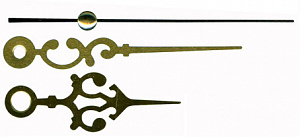 Стрелки для часовых механизмов 3шт ЧМ-54 50/63G														