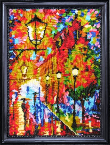 Вышивка бисером BUTTERFLY 313 "Фонари" (32*23см)