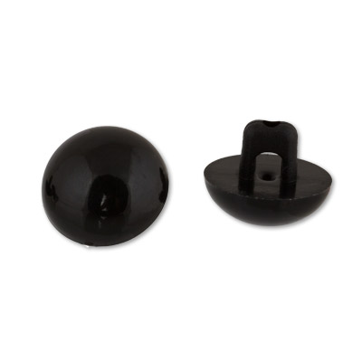 Глаза  10,5мм пришивные черный за 1шт  Gamma SOP-10-5														