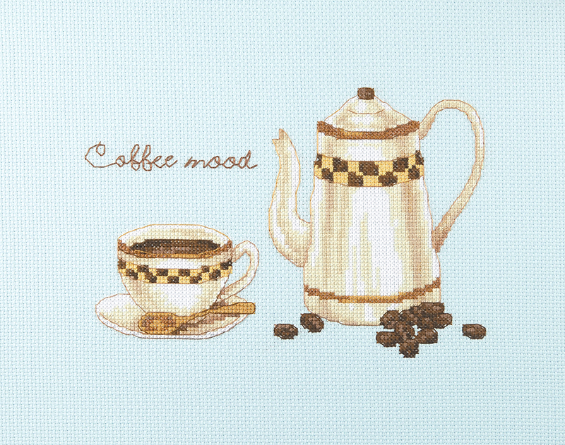 Вышивка крестом  XIU Crafts "Кофейное настроение" (20*25см) 2032003														