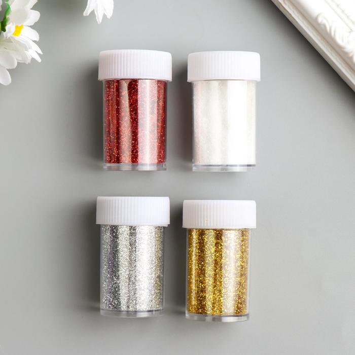 Пудра золотая палитра набор 4шт. по 8гр. в баночках 4645541														