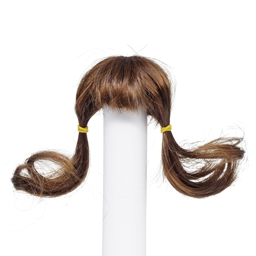 Волосы для кукол хвостики коричневые 5*10см 7723299/AS16-13														