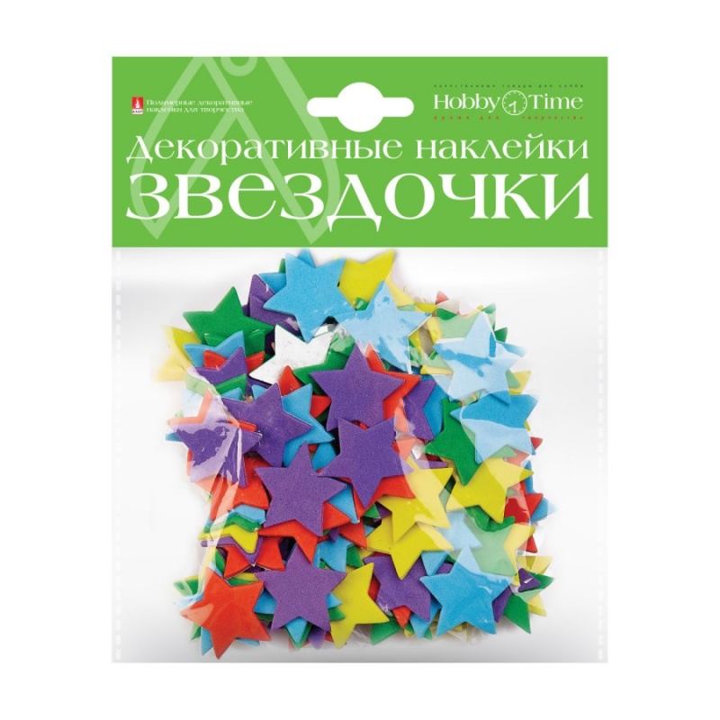 Наклейки фоамиран Звездочки  АЛЬТ 2-024														