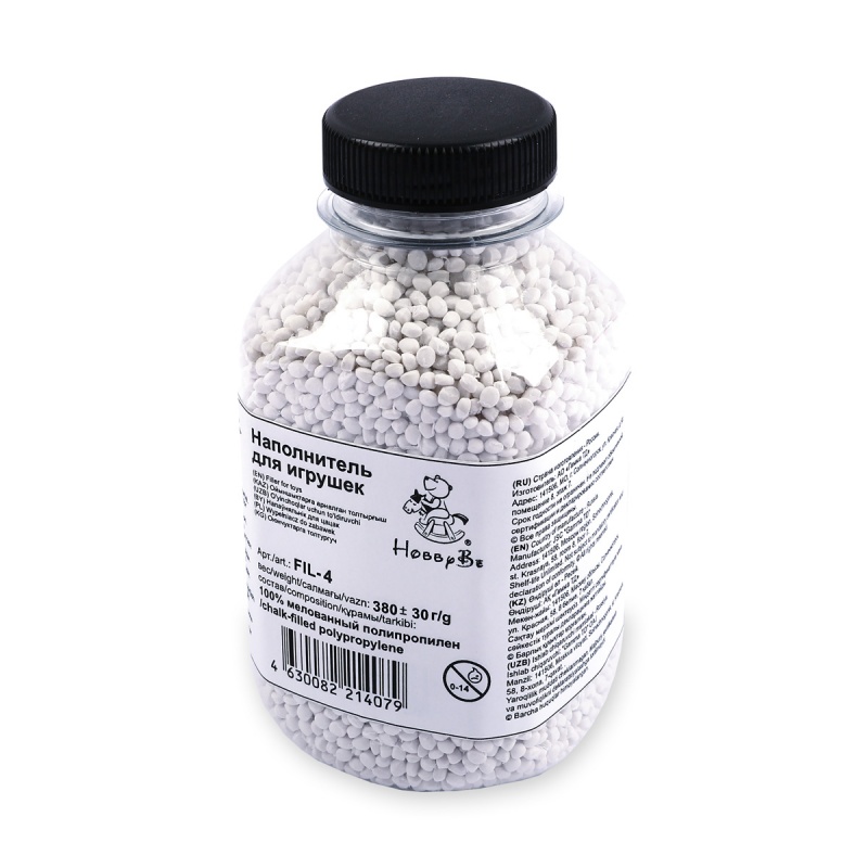 Наполнитель для игрушек в гранулах 380г  HobbyBe FIL-4														