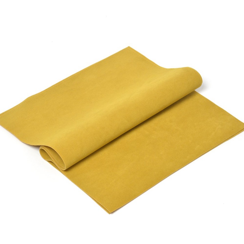 Замша, горчичный, двусторонняя, 20*30см за 1шт. 22975														