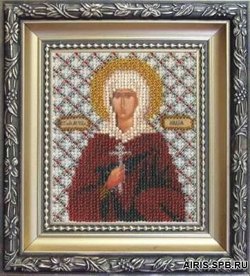 Вышивка бисером Чарiвна Мить "Икона святой мученицы Лидии" (9*11см)