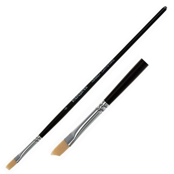 Кисть синтетика скошенная жесткая 06 "Зима"  МАЛЕВИЧЪ 713006														