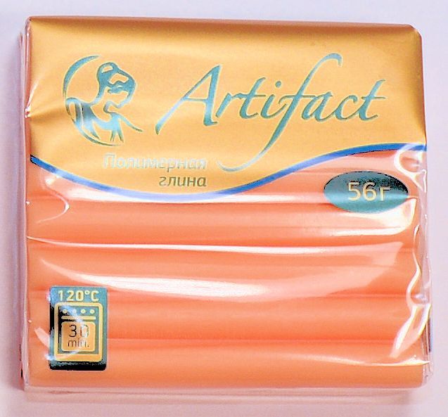 Глина полимерная 56гр. Шифон. Персиковое дерево  Артефакт