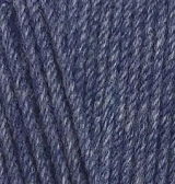 Пряжа "LANACOTON" 203 джинсовый 10*50 г. 160м 26% шерсть, 26%хлопок, 48% акрил  ALIZE 203														