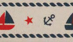 Лента х/б "Морское" 20мм, 20мм*5м (хлопок)  ГЕЛА VR20.033														