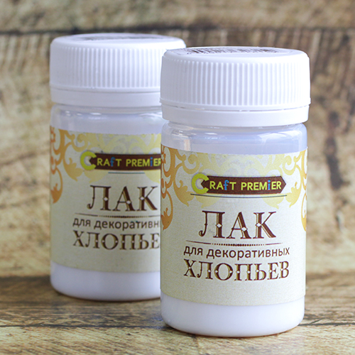Лак для декоративных хлопьев и сухих материалов "Craft Premier" 50мл Z0086														
