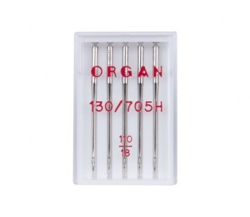 Иглы для быт.шв.машин "ORGAN" универсальные 110 (в пачке 5 шт.)