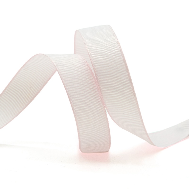 Лента репсовая 12мм розовый, 12мм*25м