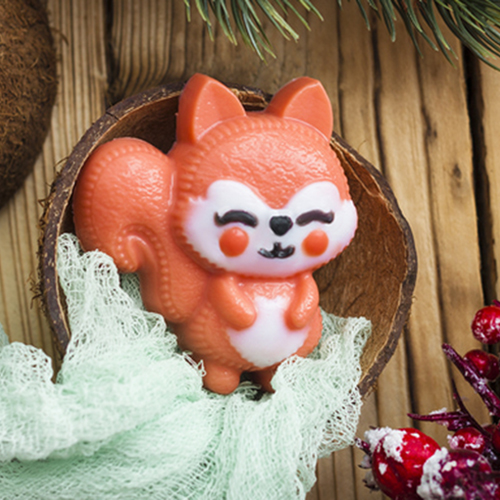 Форма для создания мыла "Бельчонок"  пластик 688759														