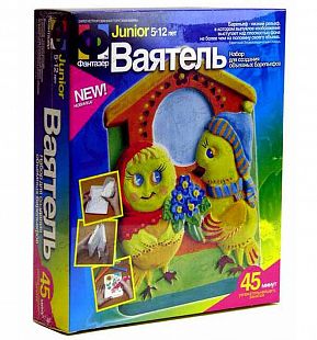 Набор для творчества "Барельеф. Птенцы с цветами"  Ваятель