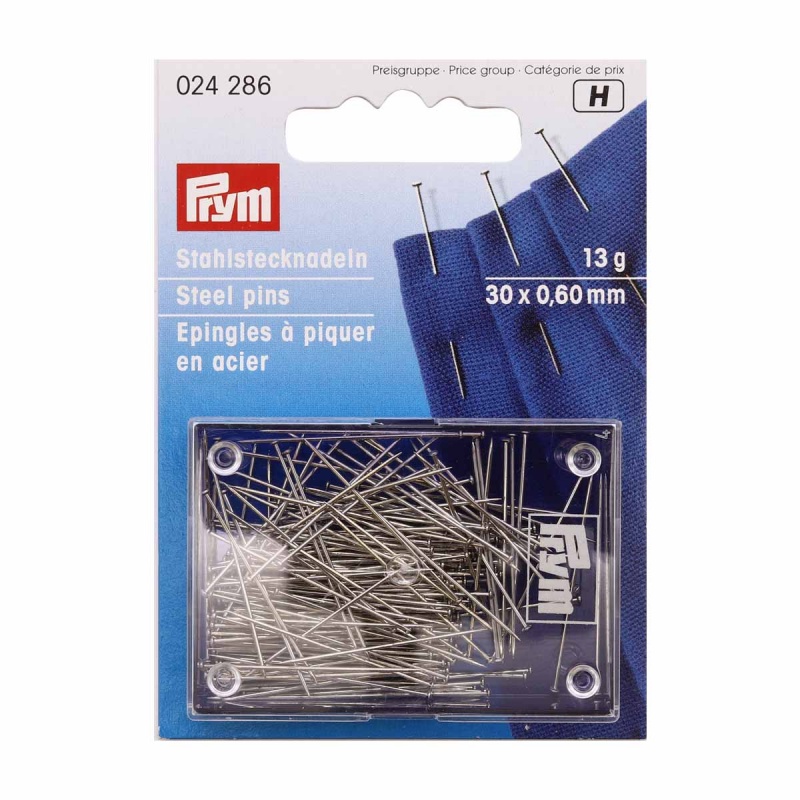 Булавка английские сталь 0,60*30мм 13гр.  Prym 024286														