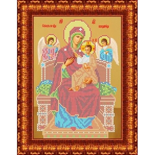 Канва с рисунком "Всецарица" бисер (А4)  Каролинка