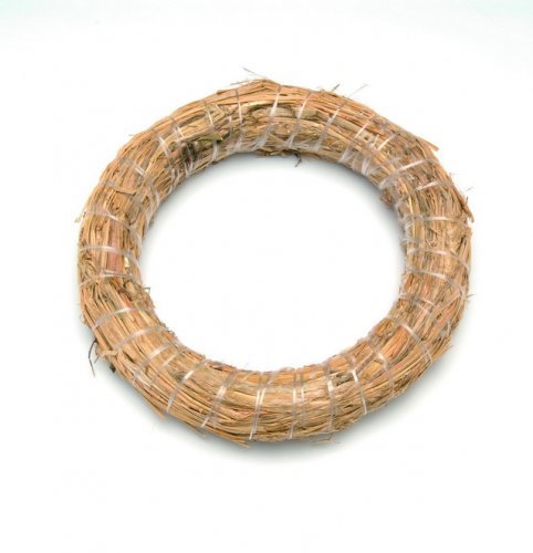 Венок из соломы, натур. цвет, D=25см 7705221